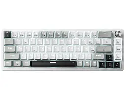 Клавиатура игровая механическая GamePro GPMK-116 Genesis Silver light USB Red Swich Hot-Swap N-KRO Grey - мініатюра 1