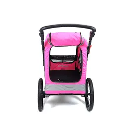 Коляска для домашніх тварин до 35 кг Bestopet Люпосанчик BS-RL-02 Pink зі знімним столиком для грумінгу - мініатюра 6