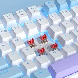 Клавіатура MageGee MK-Star Red Switch Blue/White (6971969721371-UA) - мініатюра 6