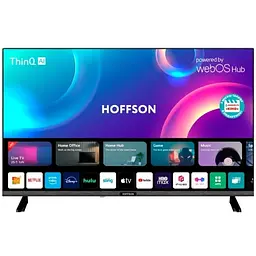 Телевізор 40" HF40FHD24S, Black, LED Full HD 1920x1280, 60 Гц, Smart TV Hoffson teh0019683