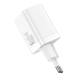 Мережевий зарядний пристрій Baseus Super Si Pro Quick Charger C+U 30W EU білий CCSUPP-E02 - мініатюра 3