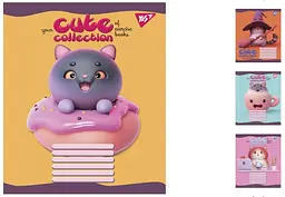 
Зошити учнівські 12 аркушів лінія Yes Cute collection, 25 шт. в упаковці