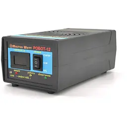 Інтелектуальне ЗУ РОБОТ-12 десульфатирующее для акумулятора 12V (1-200Ah) (MF, WET,AGM,GEL,CA/CA), 160-245V,Ток заряду 12,5А, крокодили в комплекті