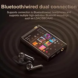 HIFI MP3 Audio плеєр Oilsky M308 LDAC DSD512 Hi-Res Lossless 80 ГБ MAX97720, Bluetooth, Wi-Fi, Android - мініатюра 5