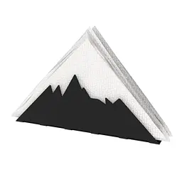 Серветниця металева Nice & Cozy Everest L для серветок 16,5х16,5 см чорна
