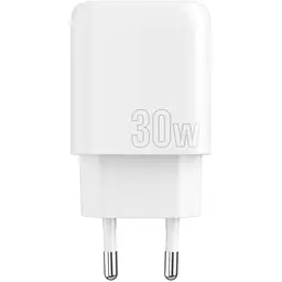 Мережевий зарядний пристрій Proove Silicone Power Plus 30W Type-C + USB White [WCSP3011002] [130282] - мініатюра 3