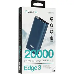 Портативна батарея Powerbank Gelius Pro Edge 3 PD GP-PB20-210 20000mAh Dark Blue - мініатюра 9