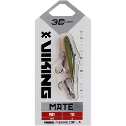 Балансир Viking Fishing Mate Ice Jig 50mm 12g #18 Golden Green - мініатюра 2