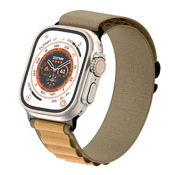 Ремінець для Apple Watch 42 (Series 11-10)/41/40/38, бежевий, Alpine Loop Alpina Band, тканинний поліестеровий ремінець для смарт-годин, дихаючий, для активного відпочинку та спорту, ArmorStandart (ARM82564) - мініатюра 4