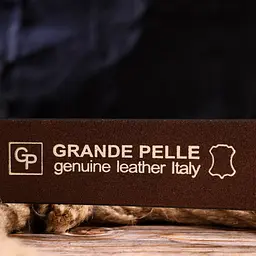 Чоловічий шкіряний ремінь GRANDE PELLE 3,8х120 см acs0024547 - мініатюра 8