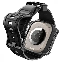 Чохол та ремінець Spigen Rugged Armor Pro Band для Apple Watch Ultra 49 мм Black (ACS05460) - мініатюра 8
