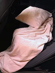 Набір для подорожі Ecotton 2 в 1 Подушка 40х40 плед 110х140 рожевий (24689) - мініатюра 2