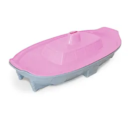 Дитяча пісочниця Корабель Doloni Toys 03355/6, 140×72×40 см, з кришкою - мініатюра 2