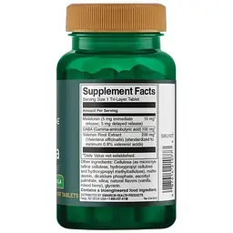 Добавка для якісного сну Swanson Comprehensive Sleep Formula 30 трирівневих таблеток (2022-09-0938) - мініатюра 2
