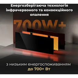 Конвекційний обогрівач AENO Premium Eco Smart GH4S LED Black [AGH0004S] [119182] - мініатюра 6