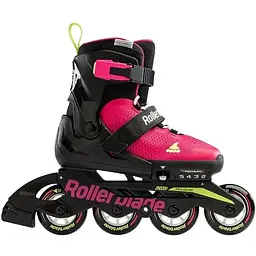 Ролики Rollerblade Microblade 2023 36.5-40 Pink/Green (1012-07221900-8G9-36.5-40) - мініатюра 2