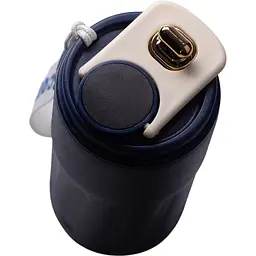 Термочашка Coffee 500 мл з датчиком температури, синій Yiwu HP-14-10BL - мініатюра 4
