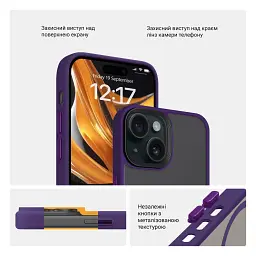 Чохол ArmorStandart Uniq Magsafe для Apple iPhone 14 Purple - мініатюра 3