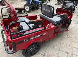 Електроскутер Вантажопасажирський Crosser CARGO 10 триколісний (1500W 60V, 32Ah) Червоний - мініатюра 9