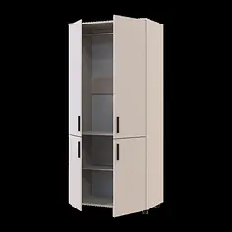 Шафа для одягу Doros Торн Кашемір 2 ДСП (штанга) 90х51.6х200 (44900447) - мініатюра 3