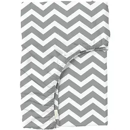 Простирадло Cosas на резинці в дитяче ліжечко 60х120 grey zigzag, сірий (Зигзаг_серый_15)