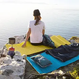 Килимок складний Naturehike Thickened (NH20FCD07) 187см - алюмінієва плівка IXPE - 25мм - блакитний - мініатюра 9