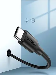 Кабель Ugreen US287 USB 2.0 to USB Type-C Cable Nickel Plating 3A 3 м Black (60826) - мініатюра 4