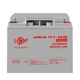 Акумуляторна батарея LogicPower 12V 20AH (LPM-GL 12 - 20 AH) GEL - мініатюра 2