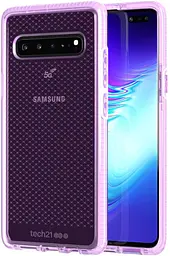 Чохол протиударний з антимікробним покриттям Tech21 Evo Check для Samsung Galaxy S10 5G SM-G977 (6.7") Orchid Purple