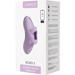 Кліторальний вібратор Svakom Echo 2 Pink Lilac - мініатюра 7