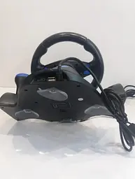 Гоночне кермо Vibration Steering Wheel PS2 PS3 pc USB мультимедійне 3 в 1 - мініатюра 6