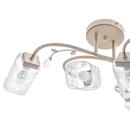 Люстра стельова Brille E14 40W WH (LK-627C/5) - мініатюра 3