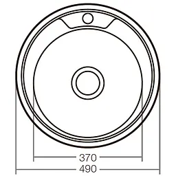 Кухонна мийка Zerix Z490-06-180E satin ZX1582, Нержавіюча сталь - мініатюра 3