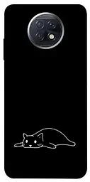 TPU чохол Demsky Lazy cat для Xiaomi Redmi Note 9 5G / Note 9T