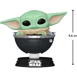 Ігрова фігурка Funko Pop! Мандалорець Малюк Ґрогу у візочку 9.6 см (76551) - мініатюра 2