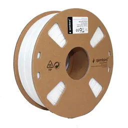 Пластик для 3D-принтера Gembird ABS, 1.75 мм, 1kg, white (3DP-ABS1.75-01-W) - мініатюра 2
