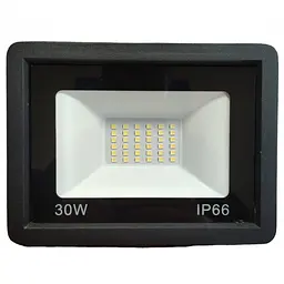 Світлодіодний вуличний прожектор Flood Light 30W 6500К 220V IP66 - мініатюра 2
