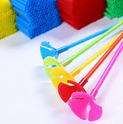 Палички для куль 50 штук 40 см різнобарвні - мініатюра 4