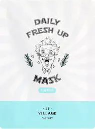Тканинна маска з екстрактом чайного дерева Village 11 Factory Daily Fresh Up, 20 мл - мініатюра 4