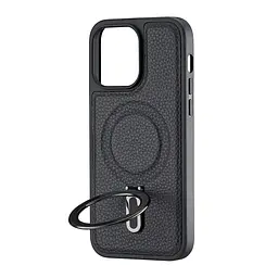 Чохол Jinduka Leather Ringo iPhone 14 Pro Max Black - мініатюра 4