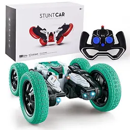 Машинка на радіокеруванні SHT DW02A Trick and Flip RC Car 2.4G Green - мініатюра 5