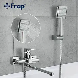 Змішувач для ванни Frap F2261 хром - мініатюра 3