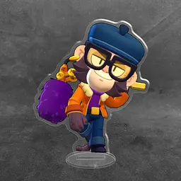Акрилова колекційна фігурка Brawl Stars Міко (Mico) 10 см - мініатюра 2