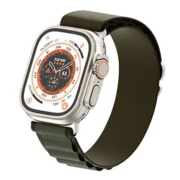Ремінець для Apple Watch 49/46/45/44/42 (Series 1-3), оливковий, Alpine Loop Alpina Band, тканинний поліестеровий ремінець для смарт-годин, дихаючий, для активного відпочинку та спорту, ArmorStandart (ARM81045) - мініатюра 4