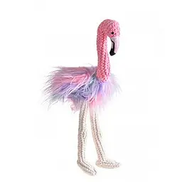 Іграшка для собак Фламінго плюшева зі звуком, рожева 23*43 см Elite zoo0006151