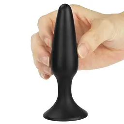Анальна пробка LoveToy Lure Me Butt Plug Slim 11.5 см (чорний) - мініатюра 7