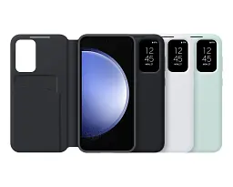 Чохол-книжка Samsung Smart View Wallet Case для Samsung Galaxy S23 FE SM-S711 Black (EF-ZS711CBEGWW) - мініатюра 2