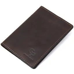 Шкіряна обкладинка для документів GRANDE PELLE 10х13,5х0,5 см acs0018505