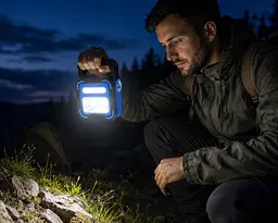Ліхтарик BL-925 / Акумуляторний ліхтар Bailong BL-925 torch+solar / Кемпінговий світильник із сонячною та USB зарядкою - мініатюра 2