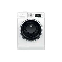 Пральна машина Whirlpool фронтальна, 11(7)кг, 1600, A, 60см, дисплей, пара, інвертор, люк чорний, білий (FFWDB1176258BCVUA) - мініатюра 2